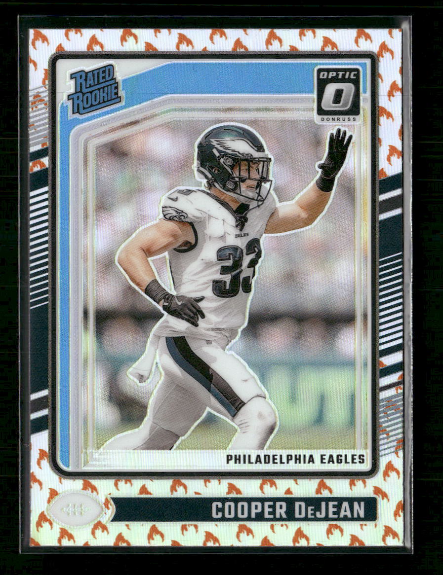 2024 Donruss Optic Fire Cooper DeJean #221
