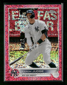 2022 Topps Chrome Magenta Speckle Refractor Aaron Judge #/350 #99