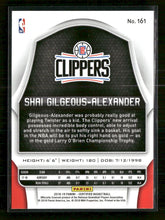 2018-19 Panini Certified Shai Gilgeous-Alexander Rookie #161