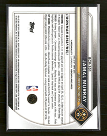 2025-26 Bowman Chrome Speckle Refractor Jamal Murray #/299 #BCV-101