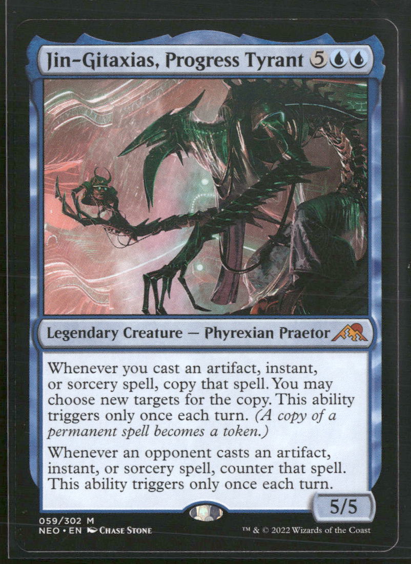 Kamigawa: Neon Dynasty Jin-Gitaxias, Progress Tyrant #59