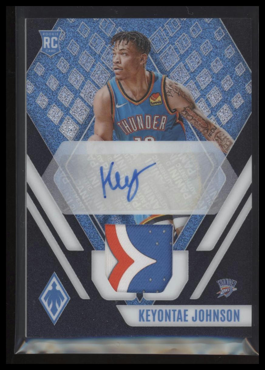 2023-24 Panini Phoenix Rookie Jersey Auto Onyx FOTL Keyontae Johnson #/17