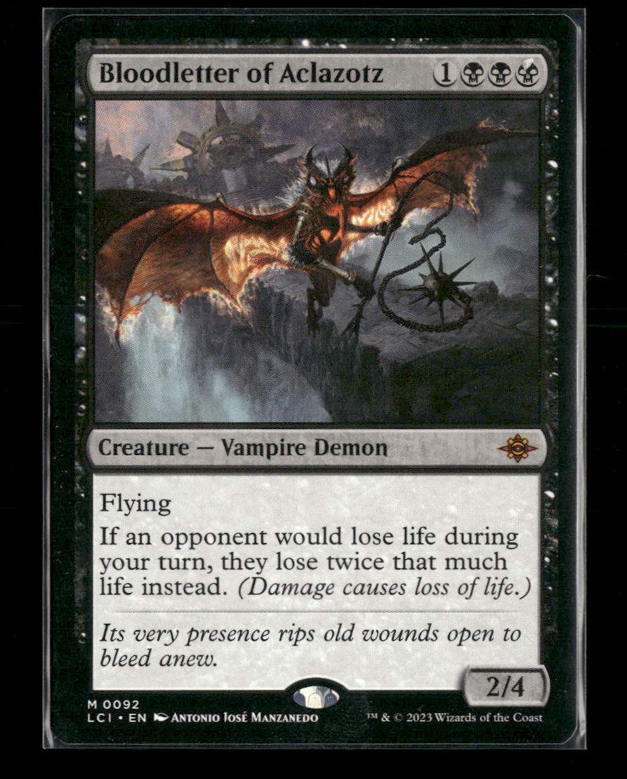 The Lost Caverns of Ixalan Bloodletter of Aclazotz #92