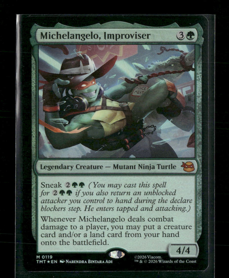 Teenage Mutant Ninja Turtles Michelangelo, Improviser #119