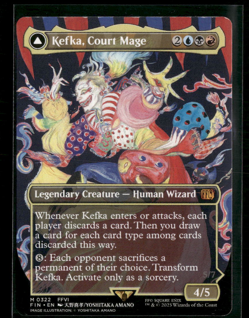 FINAL FANTASY Kefka, Court Mage (0322) (Borderless) #322