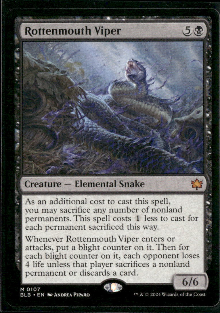 Bloomburrow Rottenmouth Viper #107