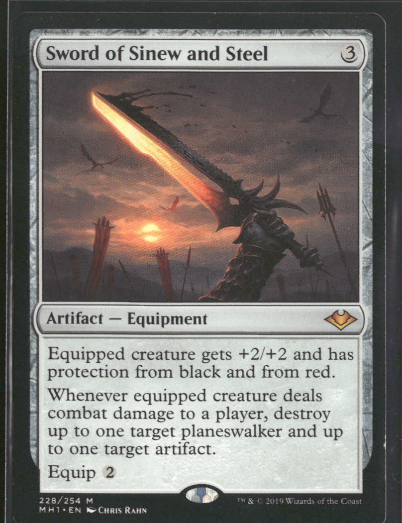 Modern Horizons Sword of Sinew and Steel #228