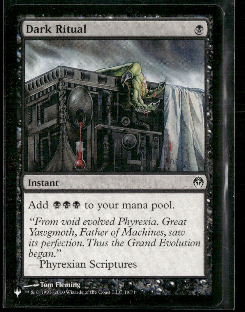 The List Reprints Dark Ritual (DDE) #18/71