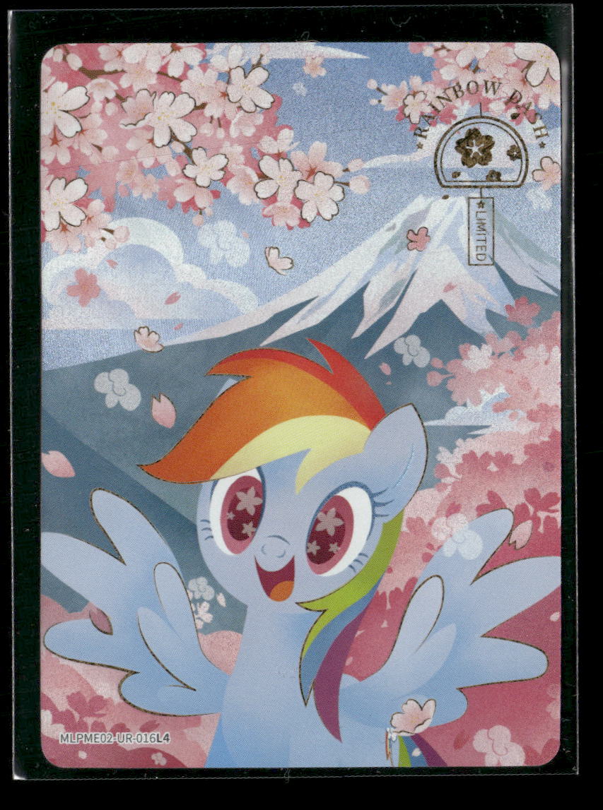 Rainbow Dash Limited Exclusive MLPME02-UR-016L4 Kayou My Little Pony Card