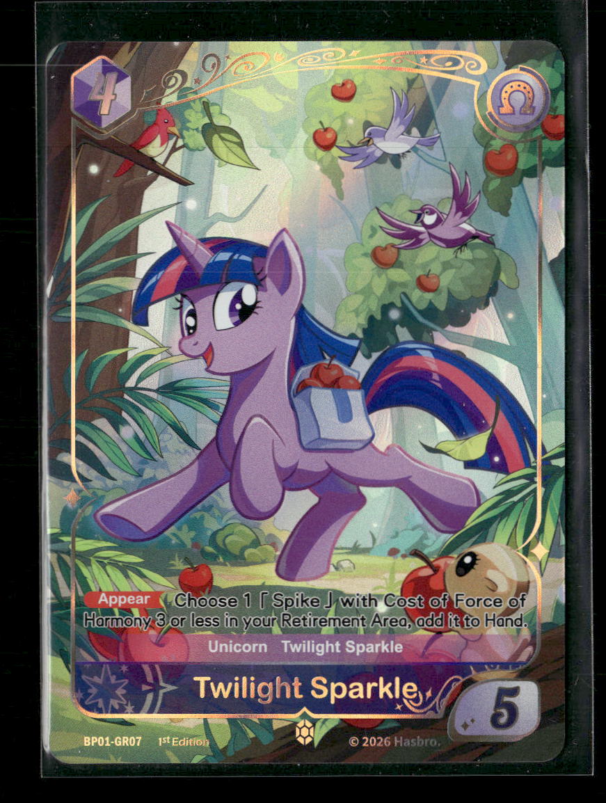 Kayou My Little Pony Card Game Twilight Sparkle BP01-GR07 1st Edition