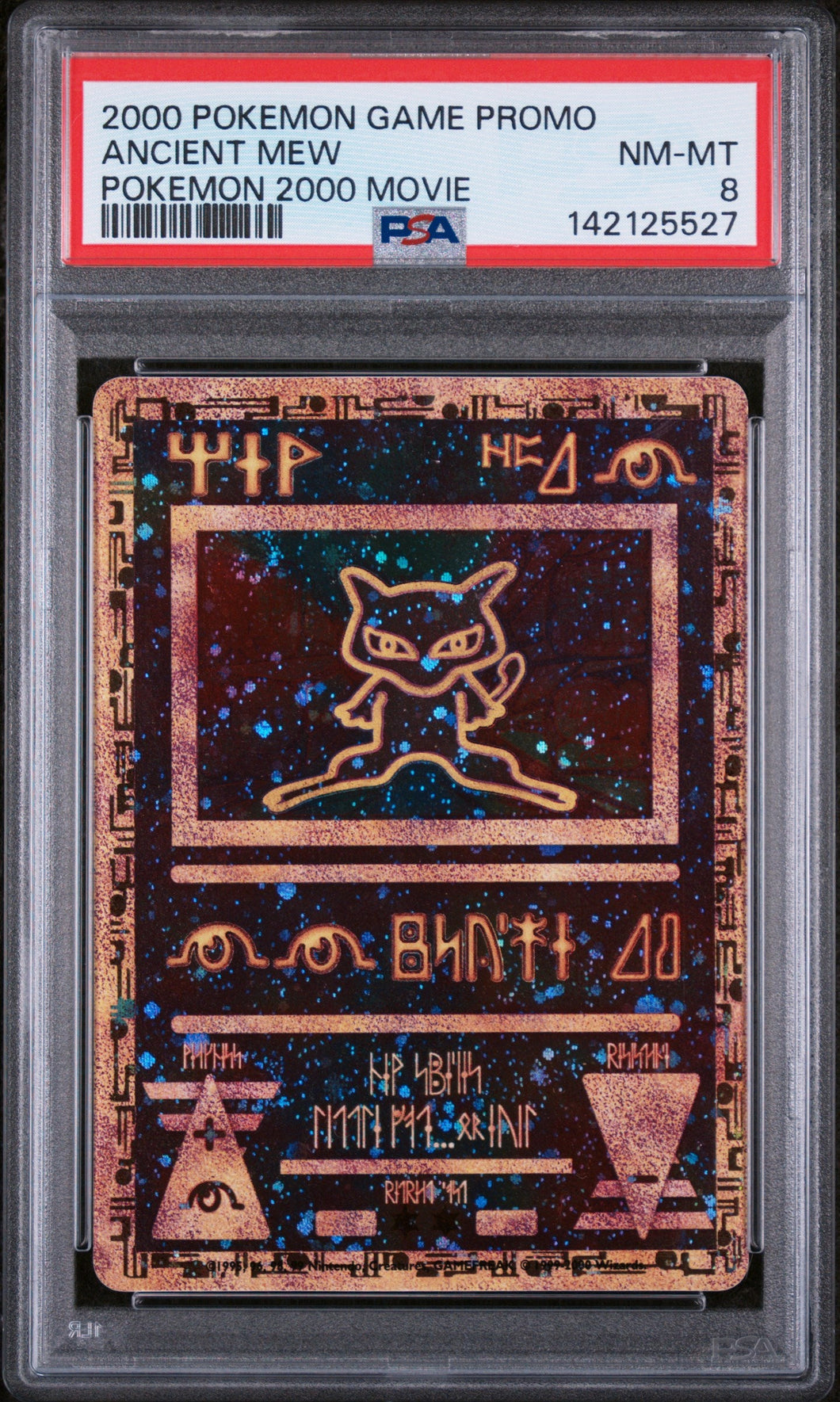 2000 Pokemon Game Movie Pokemon 2000 Movie Ancient Mew 8 PSA #