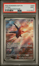 2024 Pokemon Ssp En-Surging Sparks Illustration Rare Latios 9 PSA #203