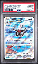 2023 Pokemon Sword And Shield Crown Zenith Fa/Darkrai Vstar 10 PSA #GG50