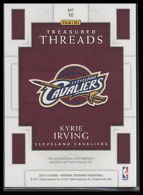 2016-17 Panini National Treasures Treasured Threads Prime Kyrie Irving #/25 #10