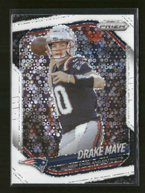 2025 Panini Prizm White Disco Drake Maye #165