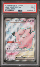 2025 Pokemon Jtg En-Journey Together Ultra Rare Lillie'S Clefairy Ex 9 PSA #173