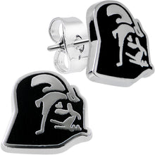 Officially Licensed Steel Star Wars Darth Vader Stud Earrings