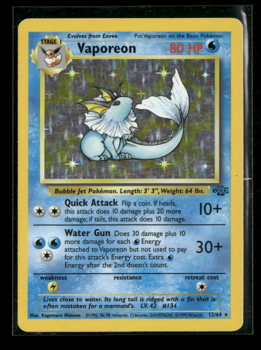 Jungle Vaporeon (12) Unlimited #12/64