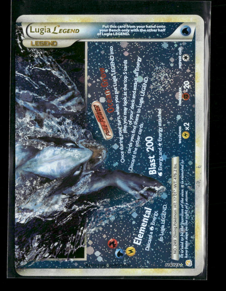 HeartGold SoulSilver Lugia Legend (Bottom) #114/123