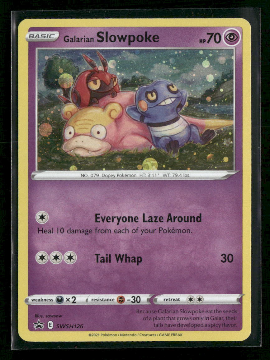 SWSH: Sword & Shield Promo Cards Galarian Slowpoke #SWSH126