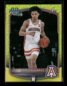 2025-26 Bowman Chrome Yellow Mojo Refractor Brayden Burries #/75 #BCP-51