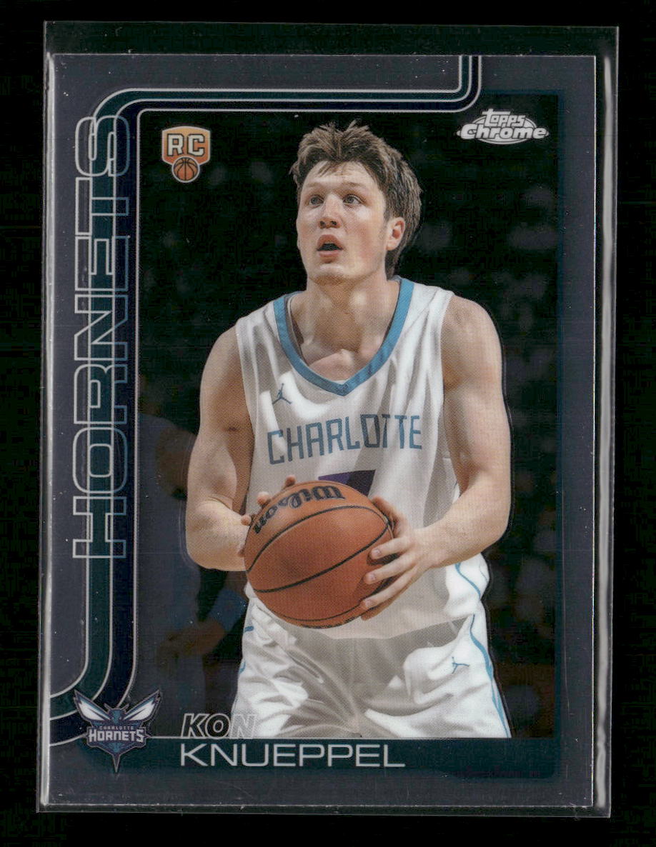 2025-26 Topps Chrome Refractor Kon Knueppel Rookie #254