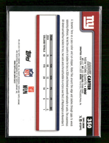 2025 Topps Chrome Teal Wave Refractor Abdul Carter Rookie #/299 #350