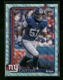 2025 Topps Chrome Teal Wave Refractor Abdul Carter Rookie #/299 #350