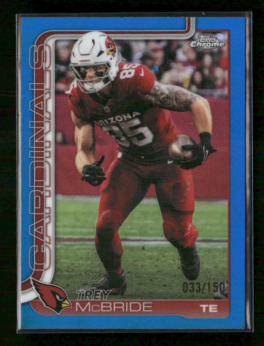 2025 Topps Chrome Blue Refractor Trey McBride #/150 #4