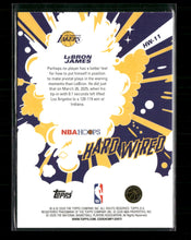 NBA Hoops Hard Wired Lebron James #HW-11