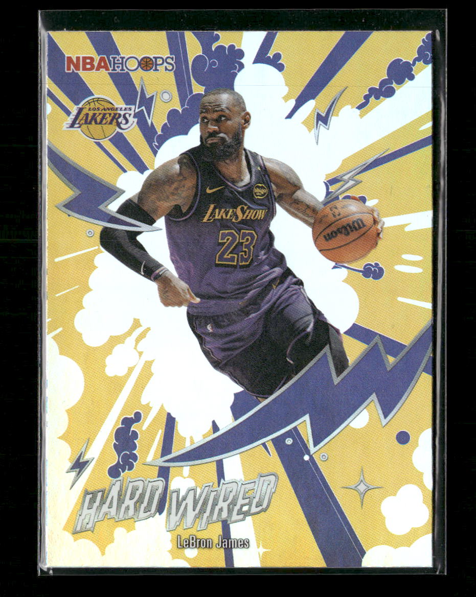 NBA Hoops Hard Wired Lebron James #HW-11