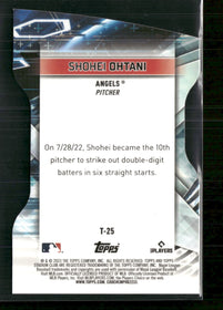 2023 Stadium Club Triumvirates Shohei Ohtani #T-25