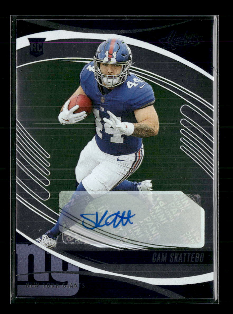 2025 Panini Absolute Signature Rookies Cam Skattebo Rookie Auto #110