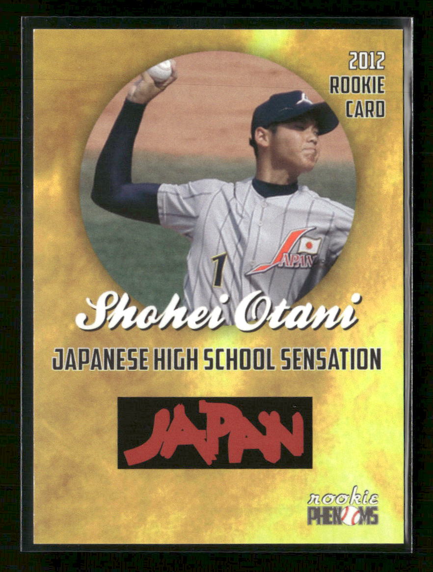 Rookie Phenoms Shohei Otani #