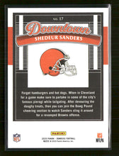 2025 Donruss Downtown! Shedeur Sanders #17
