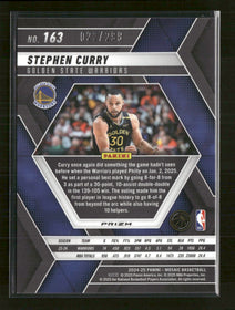 2024-25 Panini Mosaic Red Seismic Mosaic Stephen Curry #/299 #163