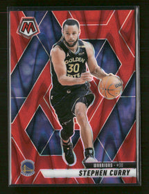2024-25 Panini Mosaic Red Seismic Mosaic Stephen Curry #/299 #163