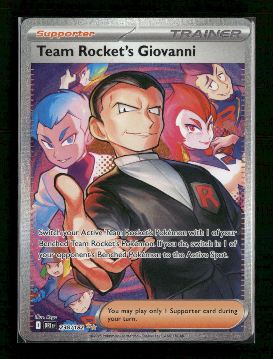 SV10: Destined Rivals Team Rocket's Giovanni #238/182