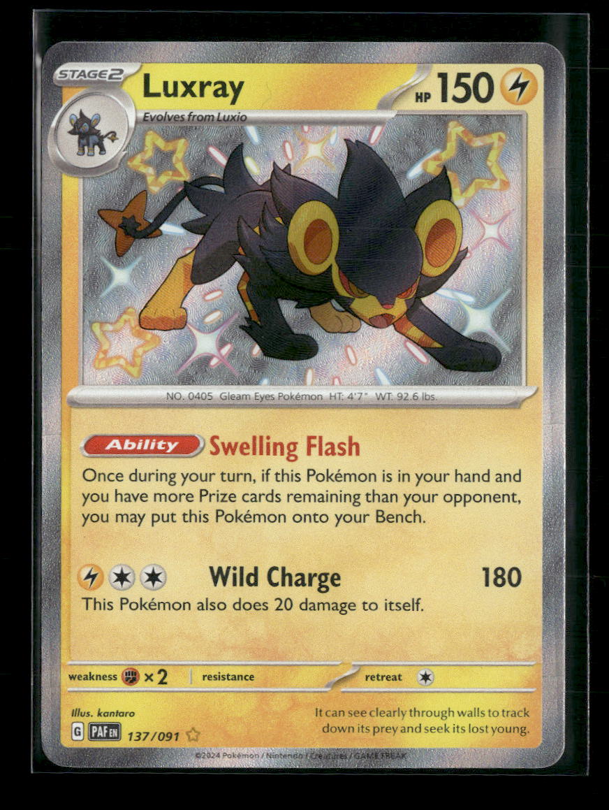 SV: Paldean Fates Luxray #137/091