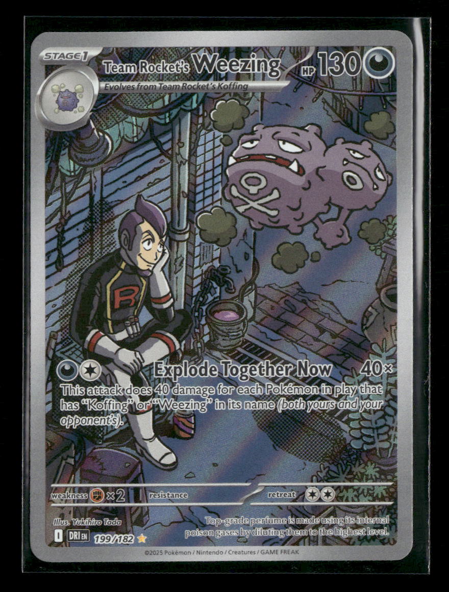 SV10: Destined Rivals Team Rocket's Weezing #199/182