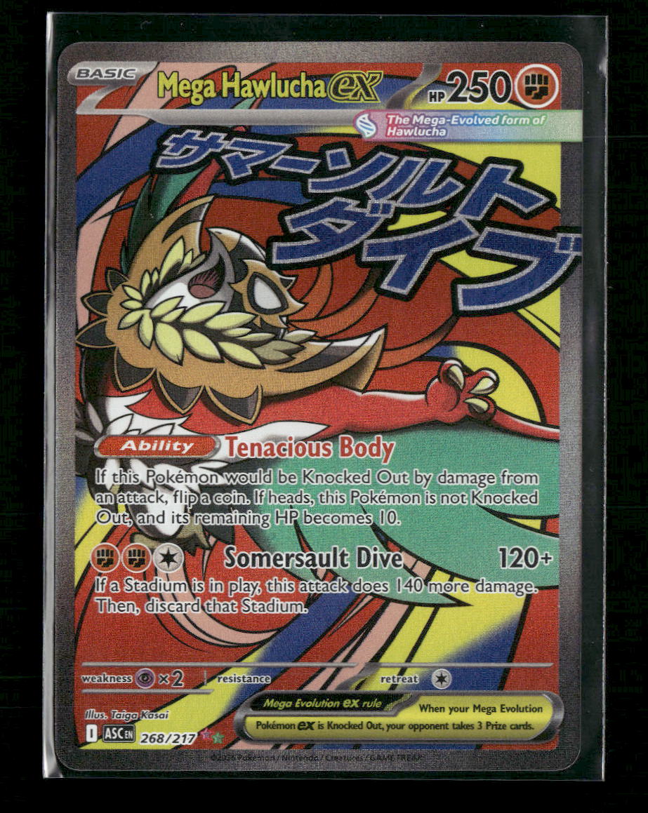 ME: Ascended Heroes Mega Hawlucha ex #268/217