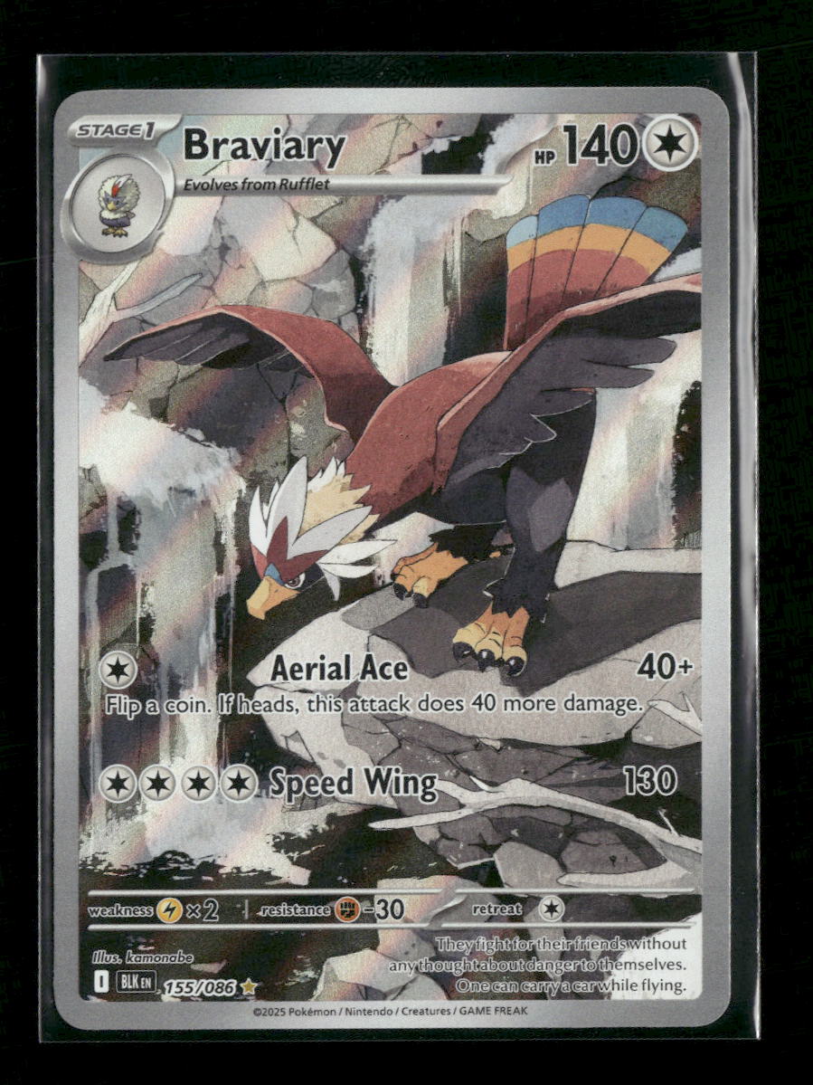 SV: Black Bolt Braviary #155/086