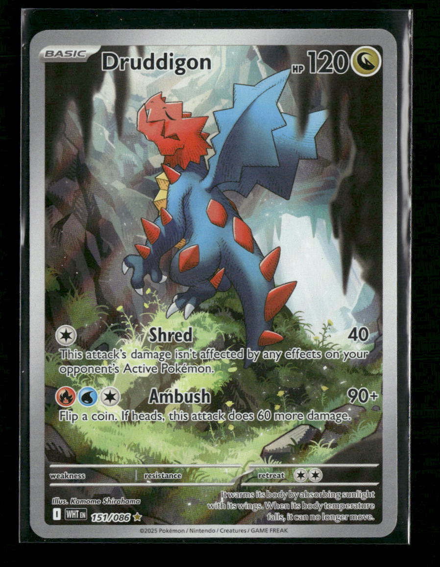 SV: White Flare Druddigon #151/086