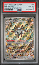 2024 Pokemon Svp En-Sv Black Star Promo Surging Sparks Etb Magneton 10 PSA #159