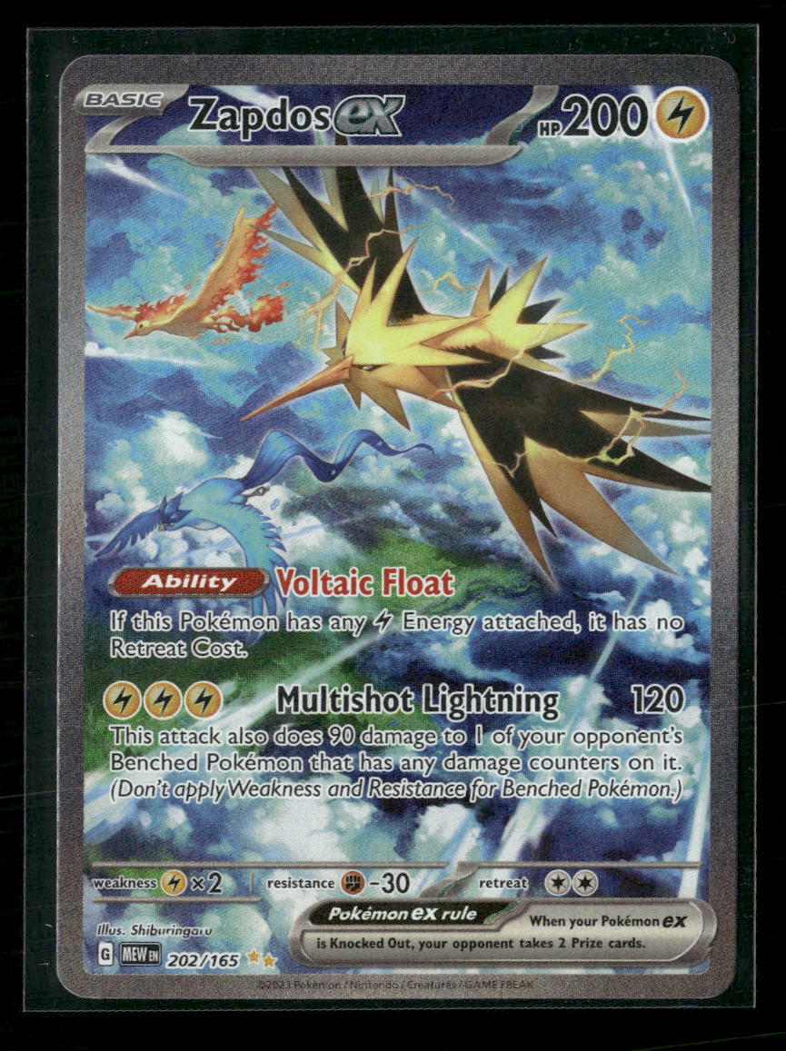 SV: Scarlet & Violet 151 Zapdos ex #202/165