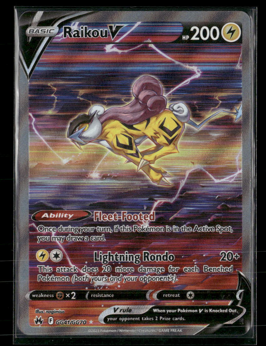 SWSH: Crown Zenith: Galarian Gallery Raikou V #GG41/GG70