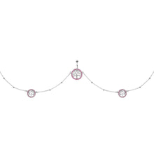 38 Pink Accent Tree of Life Charm Dangle Belly Chain