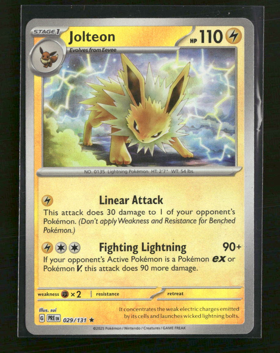 SV: Prismatic Evolutions Jolteon (Master Ball Pattern) #029/131