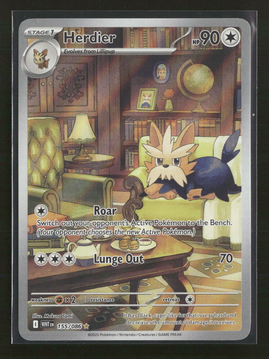 SV: White Flare Herdier #155/086