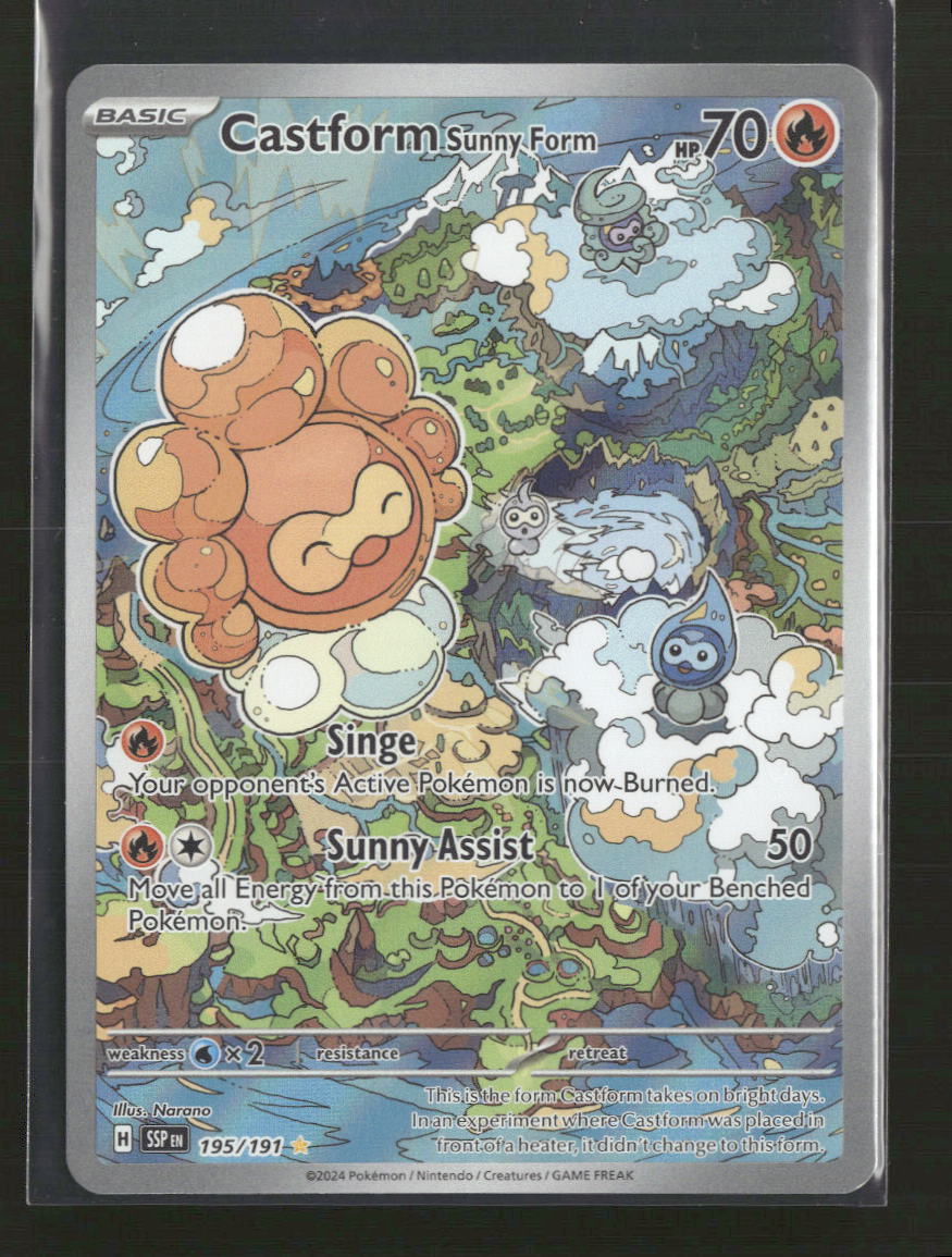 SV08: Surging Sparks Castform Sunny Form #195/191